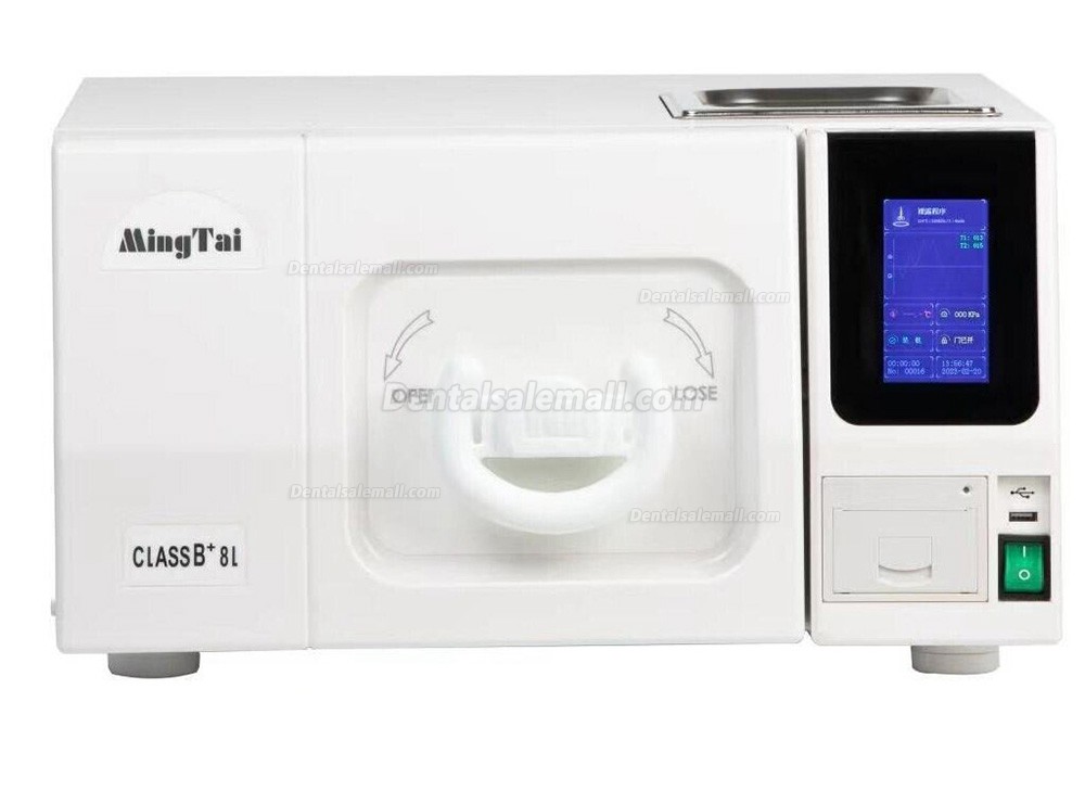 8L Super Fast Dental Steam Autoclave Class B for Dental Implant Instrument Sterilizer